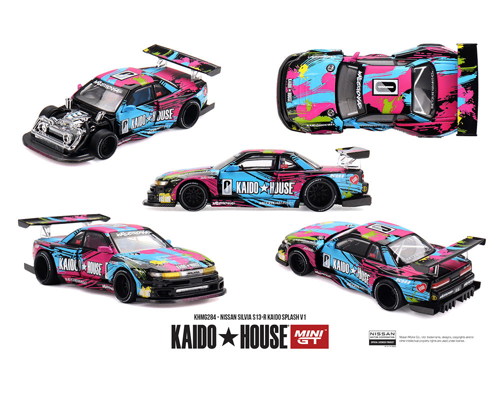 [Pre-Order] Kaido House x Mini GT 1:64 Nissan Silvia S13-R Kaido Splash V1