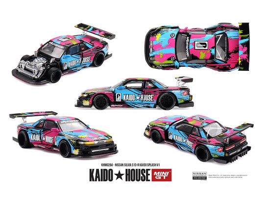 [Pre-Order] Kaido House x Mini GT 1:64 Nissan Silvia S13-R Kaido Splash V1