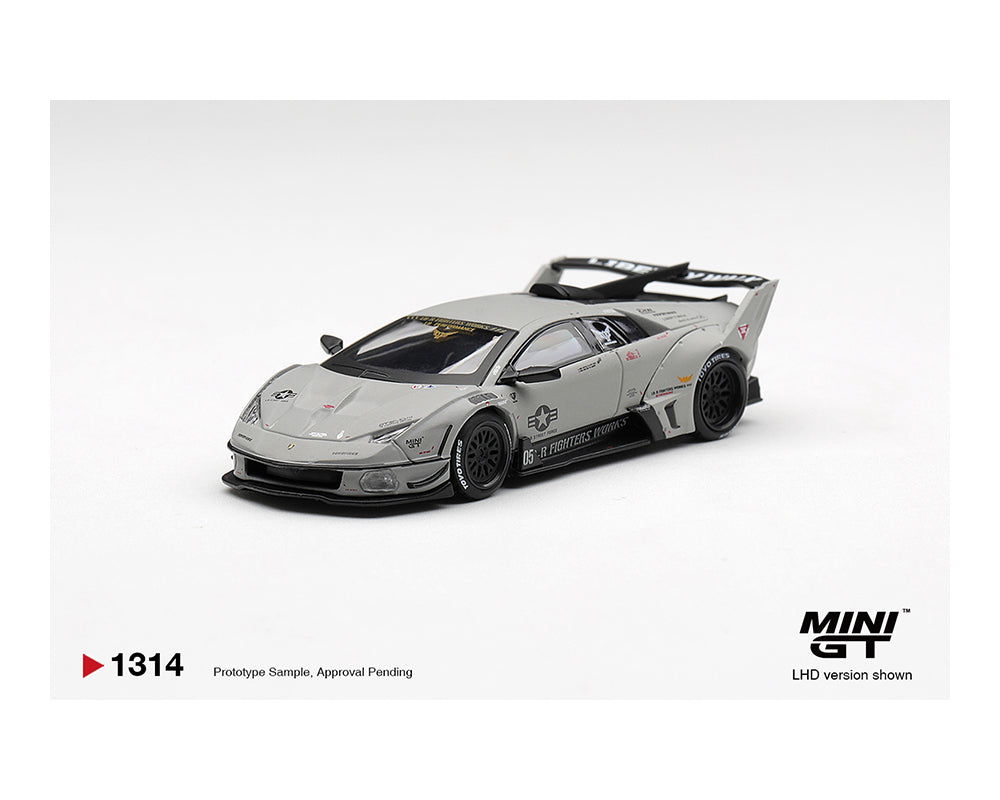 [Pre-Order] Mini GT 1:64 Lamborghini LB-Silhouette WORKS MURCIELAGO GT Evo Fighter – Grey – Limited Edition