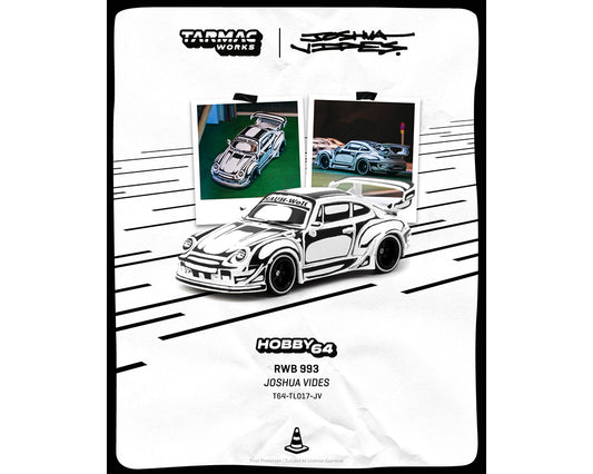 [Pre-Order] Tarmac Works 1:64 RWB 993 – Designed by JOSHUA VIDES – Hobby64