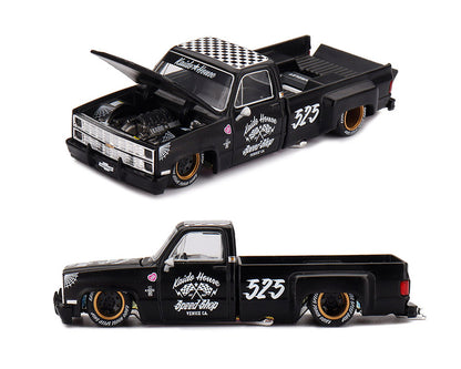 [Pre-Order] Kaido House x Mini GT Chevrolet Silverado Dually Hot Rod V1 – Flat Black