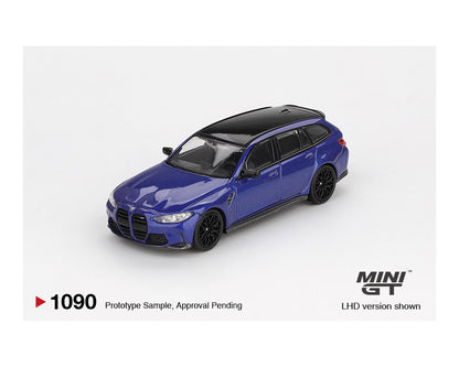 [Pre-Order] Mini GT 1:64 BMW M3 Competition Touring – Portimao Blue Metallic