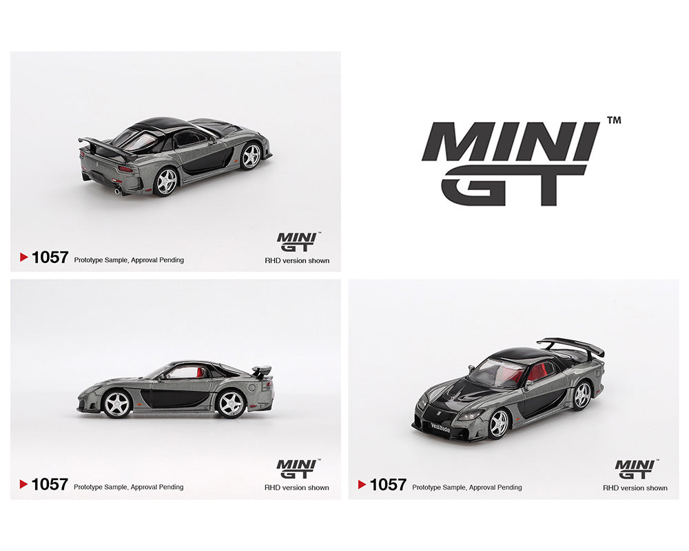 [Pre-Order] Mini GT 1:64 Mazda RX-7 VeilSide – Fortune Grey