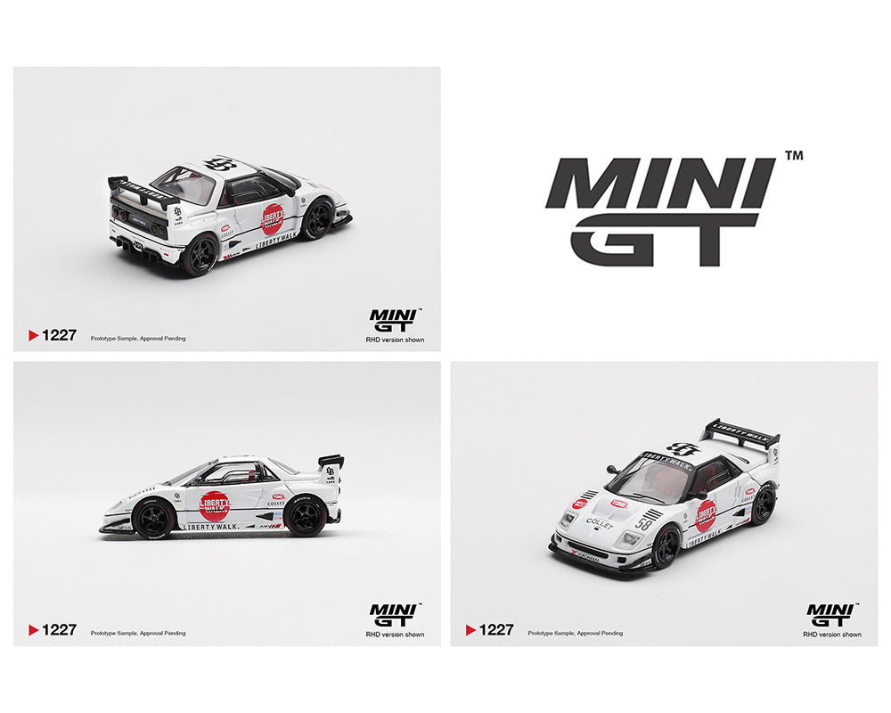 [Pre-Order] Mini-GT 1:64 Mazda AZ-1 Liberty Walk LB40 LB-Hinomaru – White