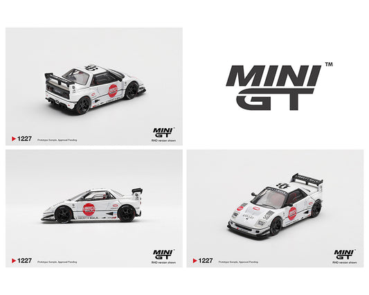 [Pre-Order] Mini-GT 1:64 Mazda AZ-1 Liberty Walk LB40 LB-Hinomaru – White