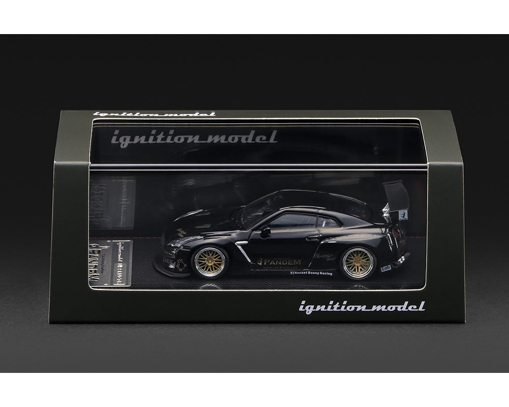 [Pre-Order] Ignition Model 1:64 Pandem Nissan GT-R R35 – Black Metallic