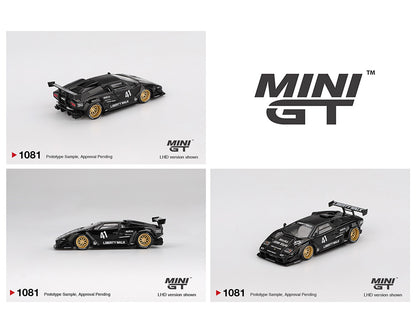Mini GT 1:64 Lamborghini Countach LB-WORKS – Black