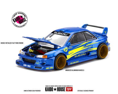 [Pre-Order] Kaido House x Mini GT Subaru Impreza WRX STI KAIDO WORKS V1 – Blue