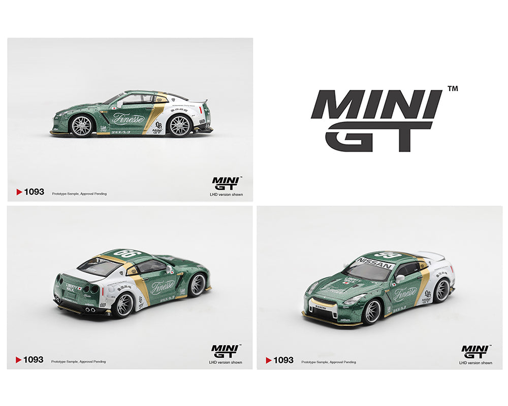 [Pre-Order] Mini GT 1:64 Nissan GT-R (R35) LB★WORKS Type 1, Custom Ducktail Auto Finesse