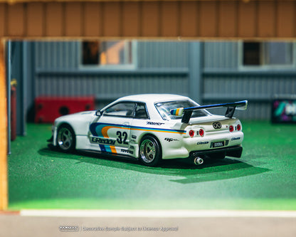 Tarmac Works 1:64 Nissan Skyline GT-R (R32) Widebody Jonsibal Designworks & Greddy Special Limited Edition -White – Mijo Exclusive