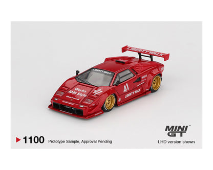 [Pre-Order] Mini GT 1:64 Lamborghini Countach LB-WORKS – Red