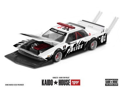 [Pre-Order] Kaido House x Mini GT 1:64 Kaido Star Police – White – Limited Edition