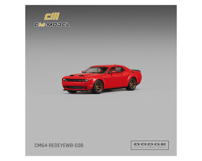 [Pre-Order] CM Model 1:64 Dodge Challenger SRT Hellcat Redeye Widebody – Torred Clearcoat