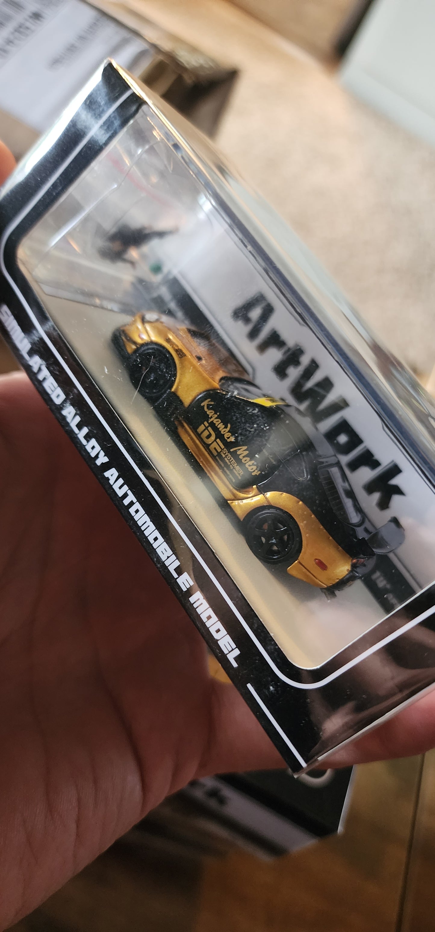ArtWork Toyota Supra A80 in Gold