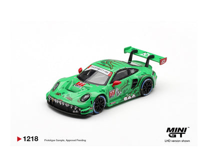 [Pre-Order] Mini GT 1:64 Porsche 911 GT3 R (992) #77 AO Racing 2025 IMSA Sebring 12 Hrs Class Winner " REXY "