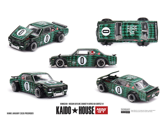 [Pre-Order] Kaido House x Mini GT 1:64 Nissan Skyline 2000GT-R (KPGC10) Cortez V1