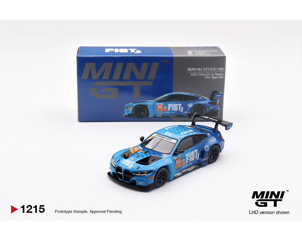 [Pre-Order] Mini GT 1:64 BMW M4 GT3 EVO #90 FIST Team AAI 2025 China GT LHD/ China Exclusives