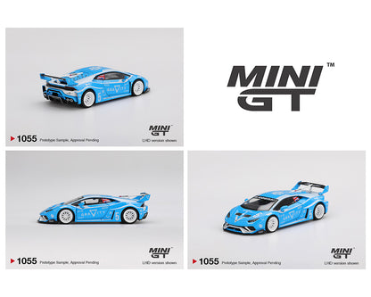 [Pre-Order] Mini GT 1:64 LB★WORKS Lamborghini Huracán GT GRAVITY – Blue