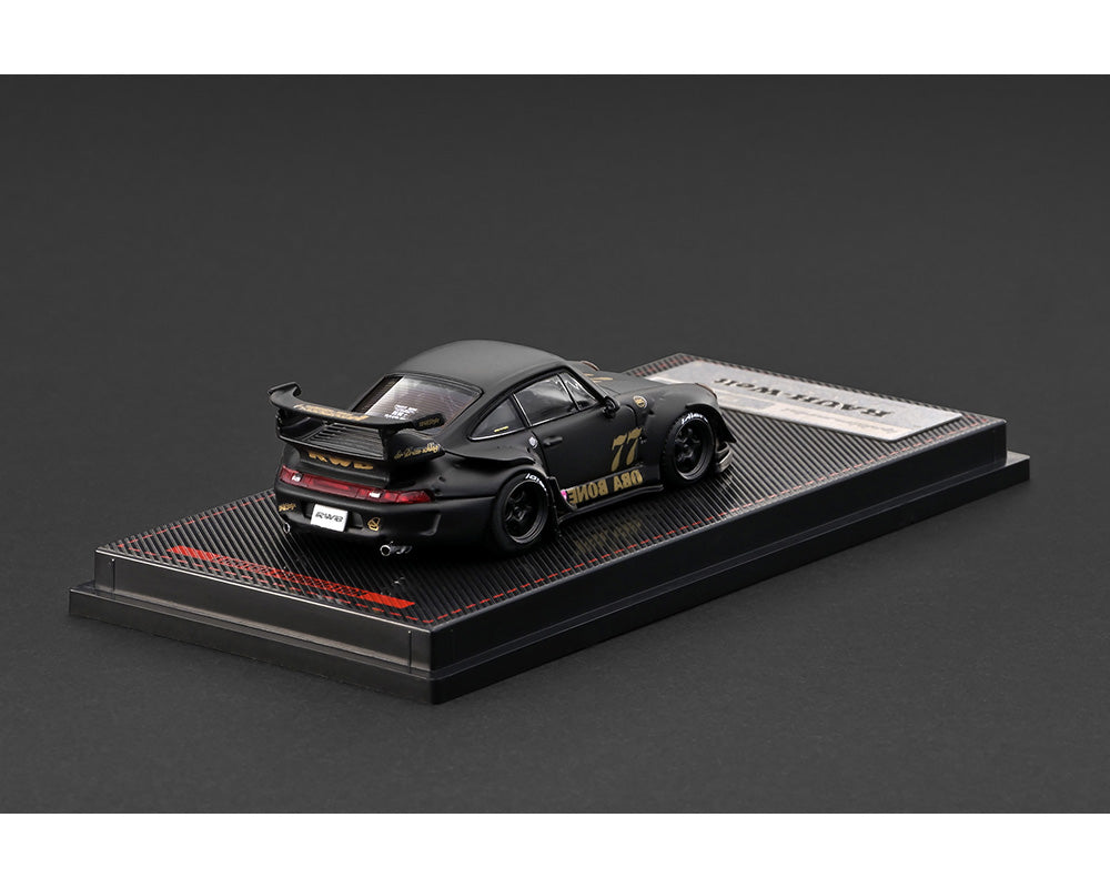 [Pre-Order] Ignition Model 1:64 Rauh-Welt Begriff RWB 993 -77 OBA BONE – Matte Black