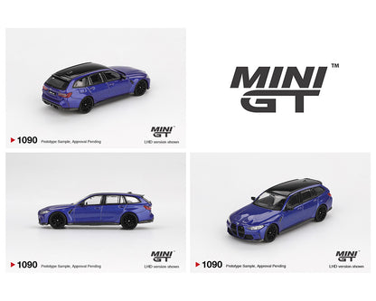 [Pre-Order] Mini GT 1:64 BMW M3 Competition Touring – Portimao Blue Metallic