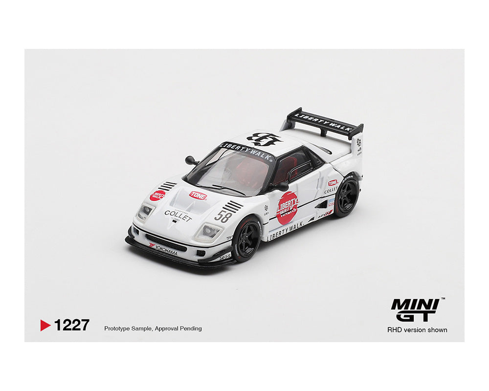 [Pre-Order] Mini-GT 1:64 Mazda AZ-1 Liberty Walk LB40 LB-Hinomaru – White
