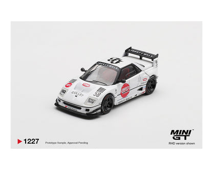 [Pre-Order] Mini-GT 1:64 Mazda AZ-1 Liberty Walk LB40 LB-Hinomaru – White