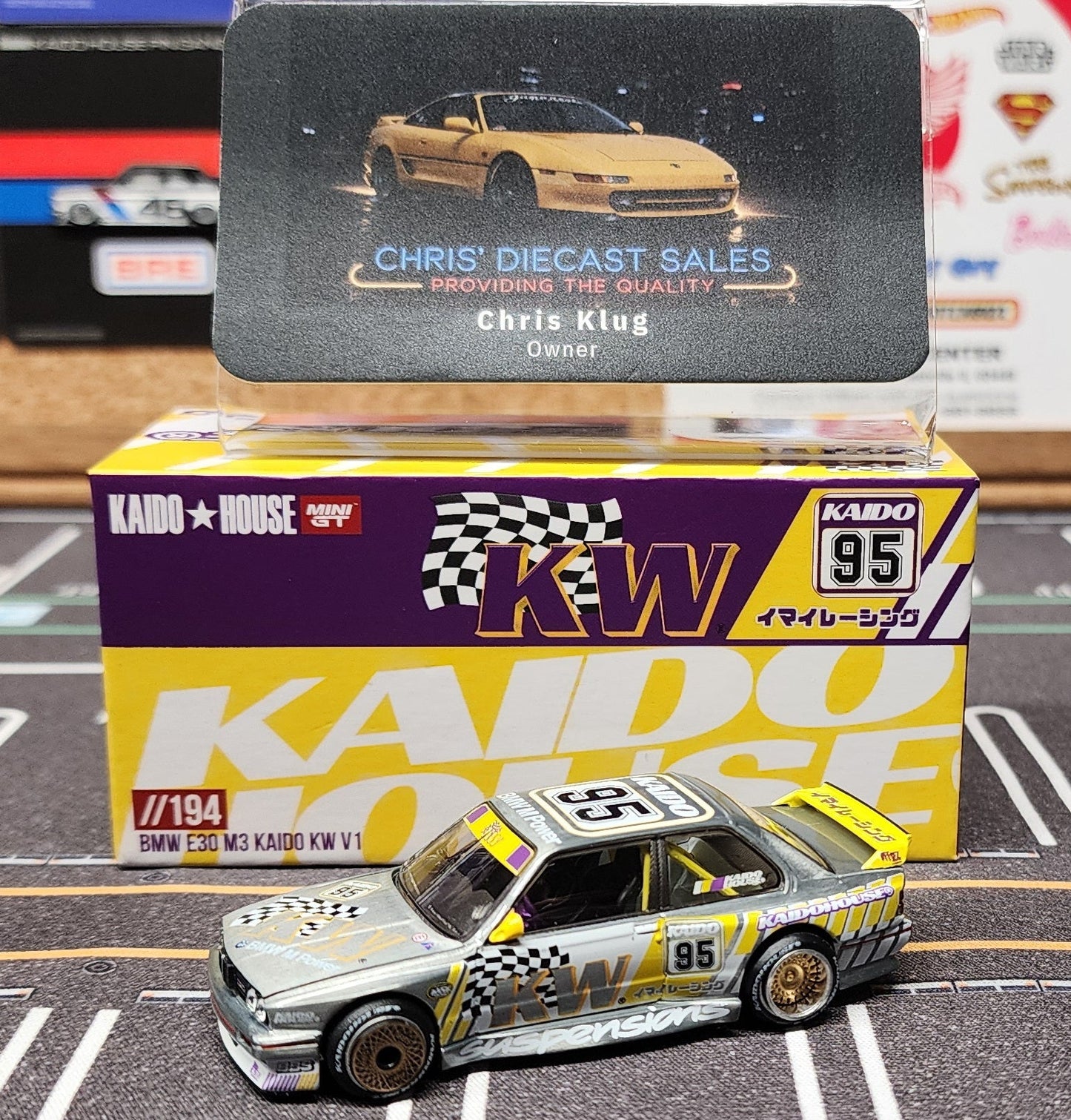 *CHASE* Kaido House x Mini GT 1:64 BMW M3 Kaido KW V1 – Purple KHMG194