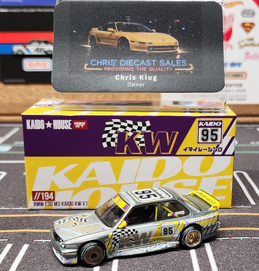 *CHASE* Kaido House x Mini GT 1:64 BMW M3 Kaido KW V1 – Purple KHMG194