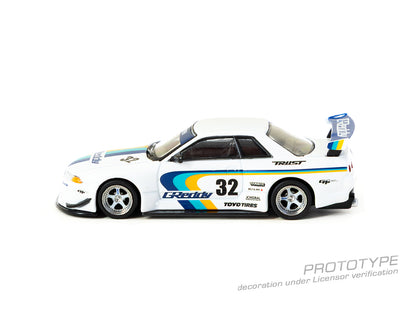 Tarmac Works 1:64 Nissan Skyline GT-R (R32) Widebody Jonsibal Designworks & Greddy Special Limited Edition -White – Mijo Exclusive