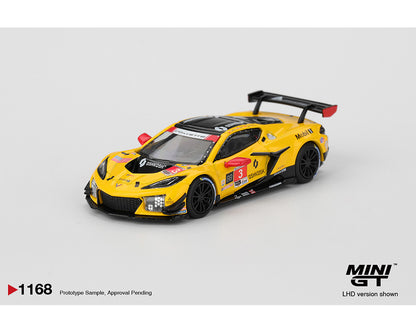 [Pre-Order] Mini GT 1:64 Chevrolet Corvette Z06 GT3.R #3 Corvette Racing by Pratt Miller Motorsports 2025 IMSA Daytona 24 Hrs