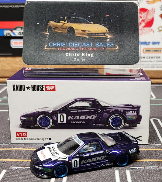 *OPENED* Kaido House x Mini GT  Honda NSX Kaido Racing V2 – Purple