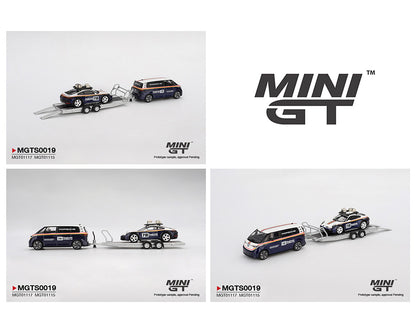 [Pre-Order] Mini GT 1:64 Porsche 911 Dakar #718 / Volkswagen ID. Buzz Porsche Centrum Gelderland Roughroads Set
