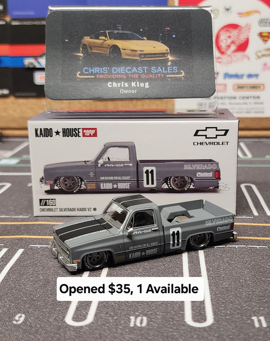 *OPENED* Kaido House x Mini GT 1:64 Chevrolet Silverado Kaido V2 – Grey