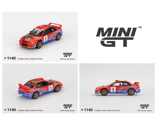 [Pre-Order] Mini GT 1:64 Subaru Impreza WRC97 #1 1999 DRM Champion