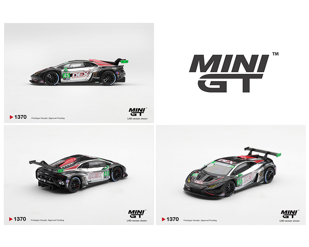 [Pre-Order] Mini GT 1:64 Lamborghini Huracan GT3 EVO2 #45 DEX Wayne Taylor Racing 2025 IMSA Chevrolet Grand Prix Class Winner