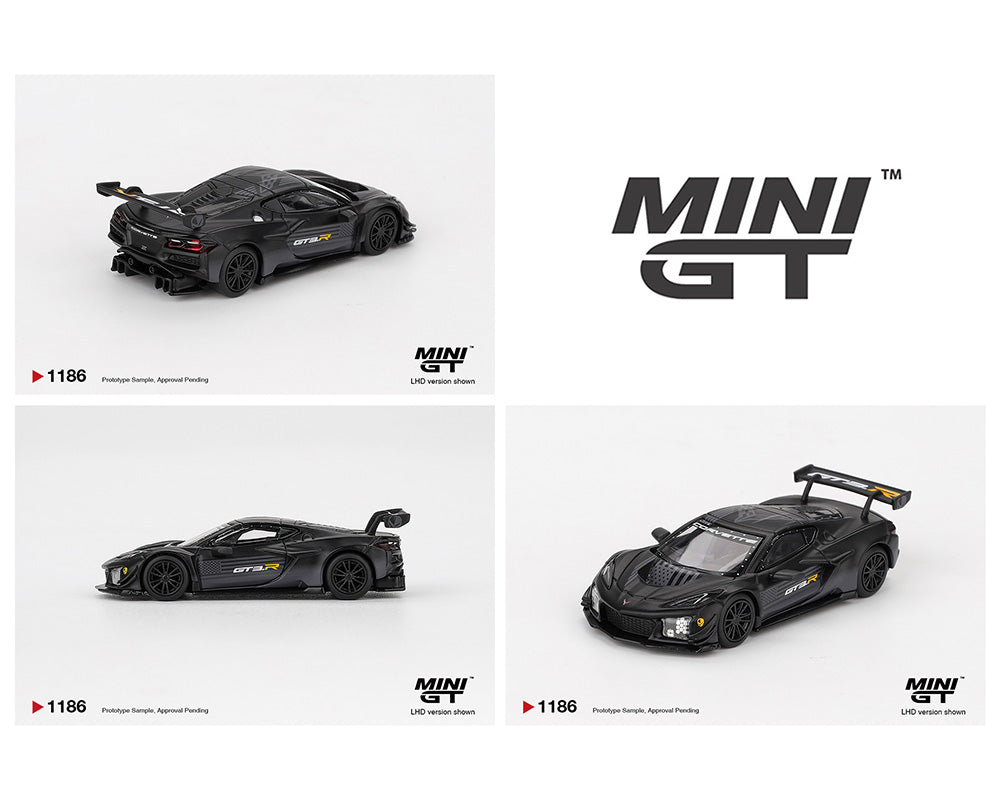 [Pre-Order] Mini GT 1:64 Chevrolet Corvette Z06 GT3.R Road America Test car – Black