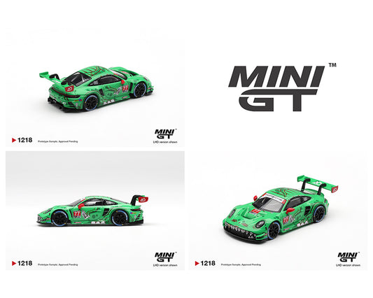 [Pre-Order] Mini GT 1:64 Porsche 911 GT3 R (992) #77 AO Racing 2025 IMSA Sebring 12 Hrs Class Winner " REXY "