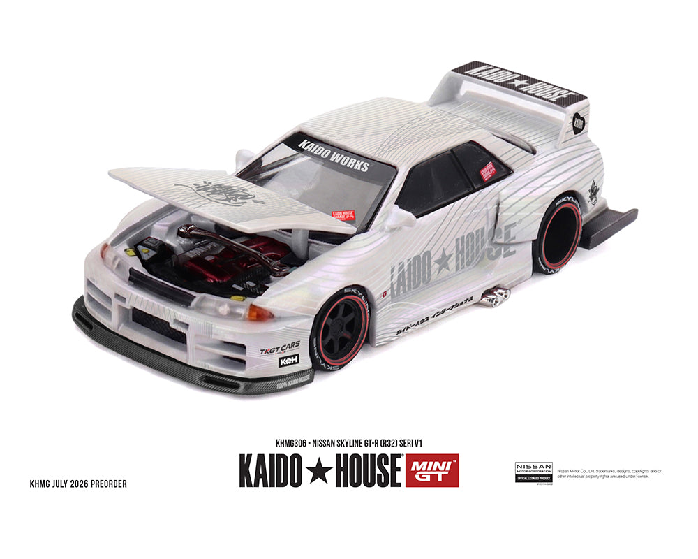 [Pre-Order] Kaido House x Mini GT 1:64 Nissan Skyline GT-R (R32) SERI V1