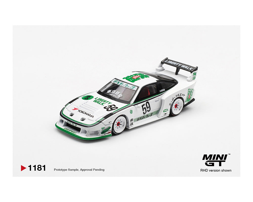 [Pre-Order] Mini GT 1:64 Nissan LB-Silhouette 180SX – White