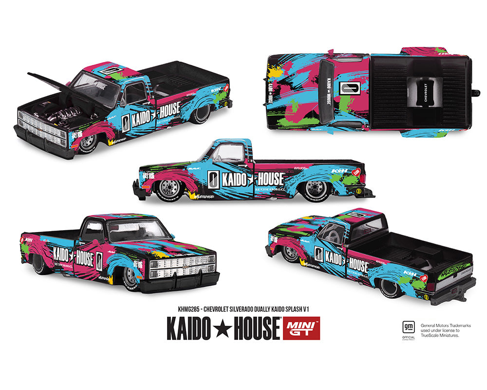 [Pre-Order] Kaido House x Mini GT 1:64 Chevrolet Silverado Dually Kaido Splash V1