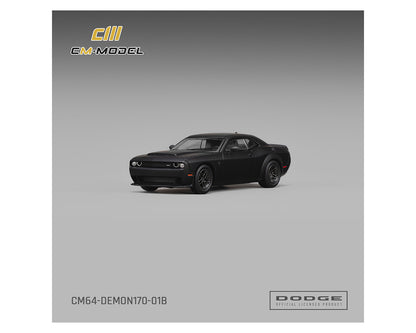 [Pre-Order] CM Model 1:64 Dodge Demon 170 – Matte Black