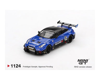 [Pre-Order] Mini GT 1:64 LB-Silhouette WORKS GT NISSAN 35GT-RR Ver.2 – Blue- Mijo Exclusives